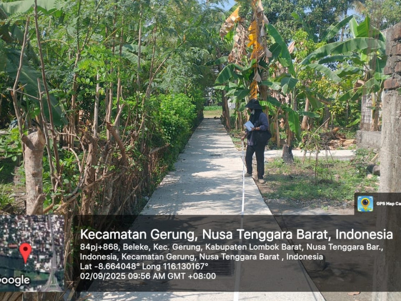 Pembangunan Jalan Beton Dusun Bara